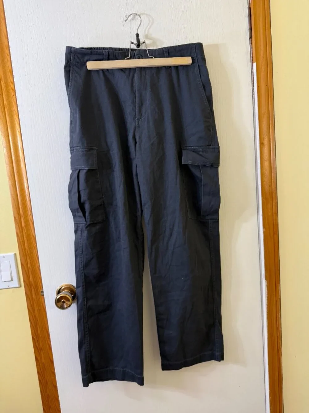 💖 2/40 Twik Simons Navy Cargo Pants Size Large - Picture 3 of 4